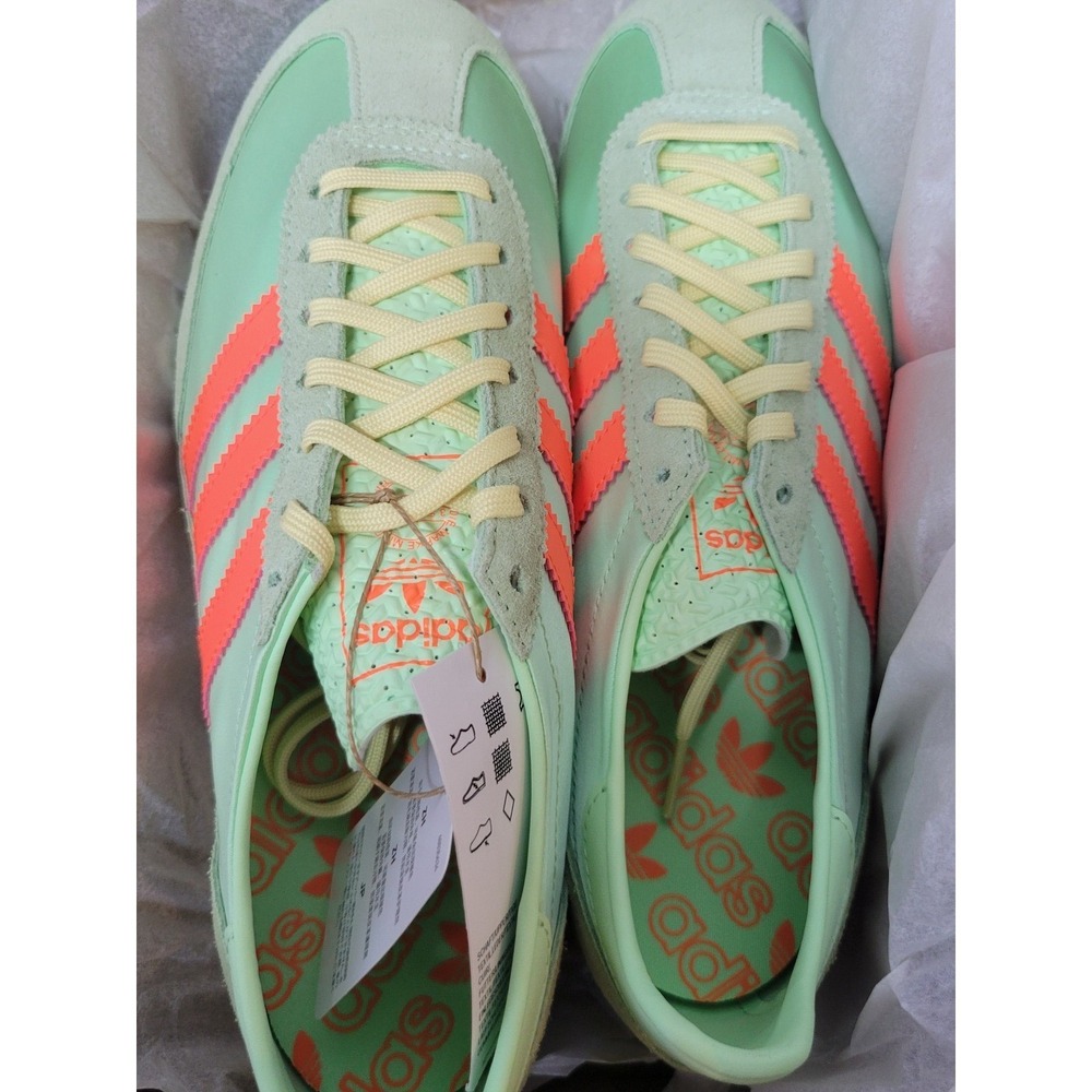 adidas Women's Mint Green and Coral Sneakers